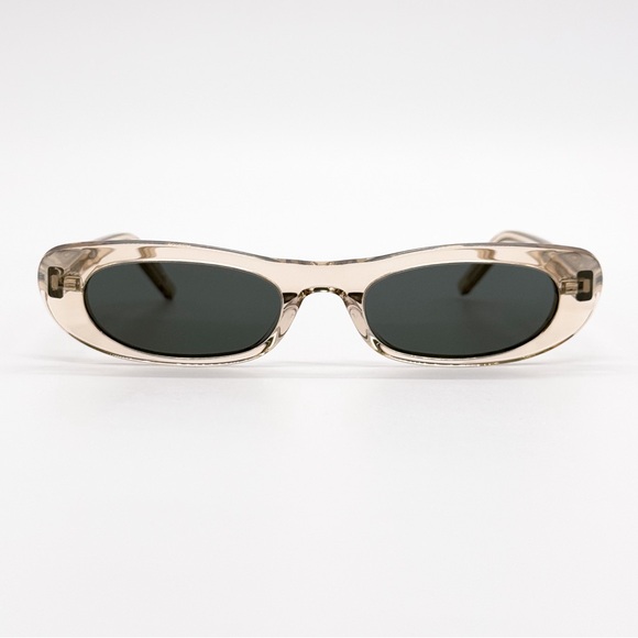 NEW SAINT LAURENT SHADE SL557 004 NUDE GREY SUNGLASSES SAINT LAURENT SL 557 004 - Picture 4 of 10